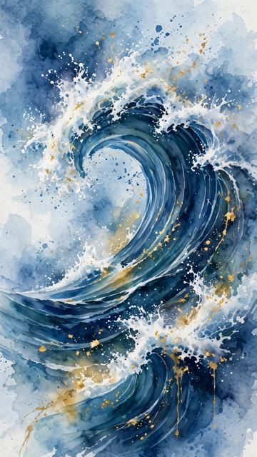 Art & Watercolor wallpaper pack